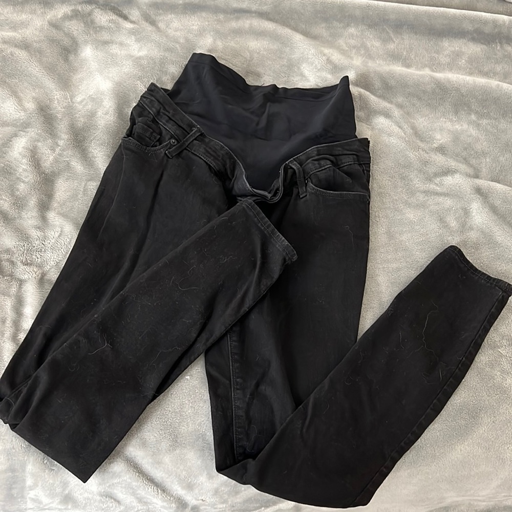 Old Navy Maternity black skinny jeans